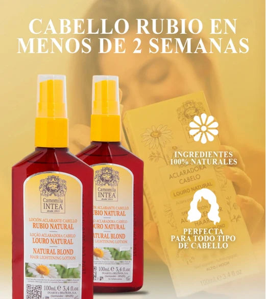 ACLARANTE NATURAL PARA EL CABELLO