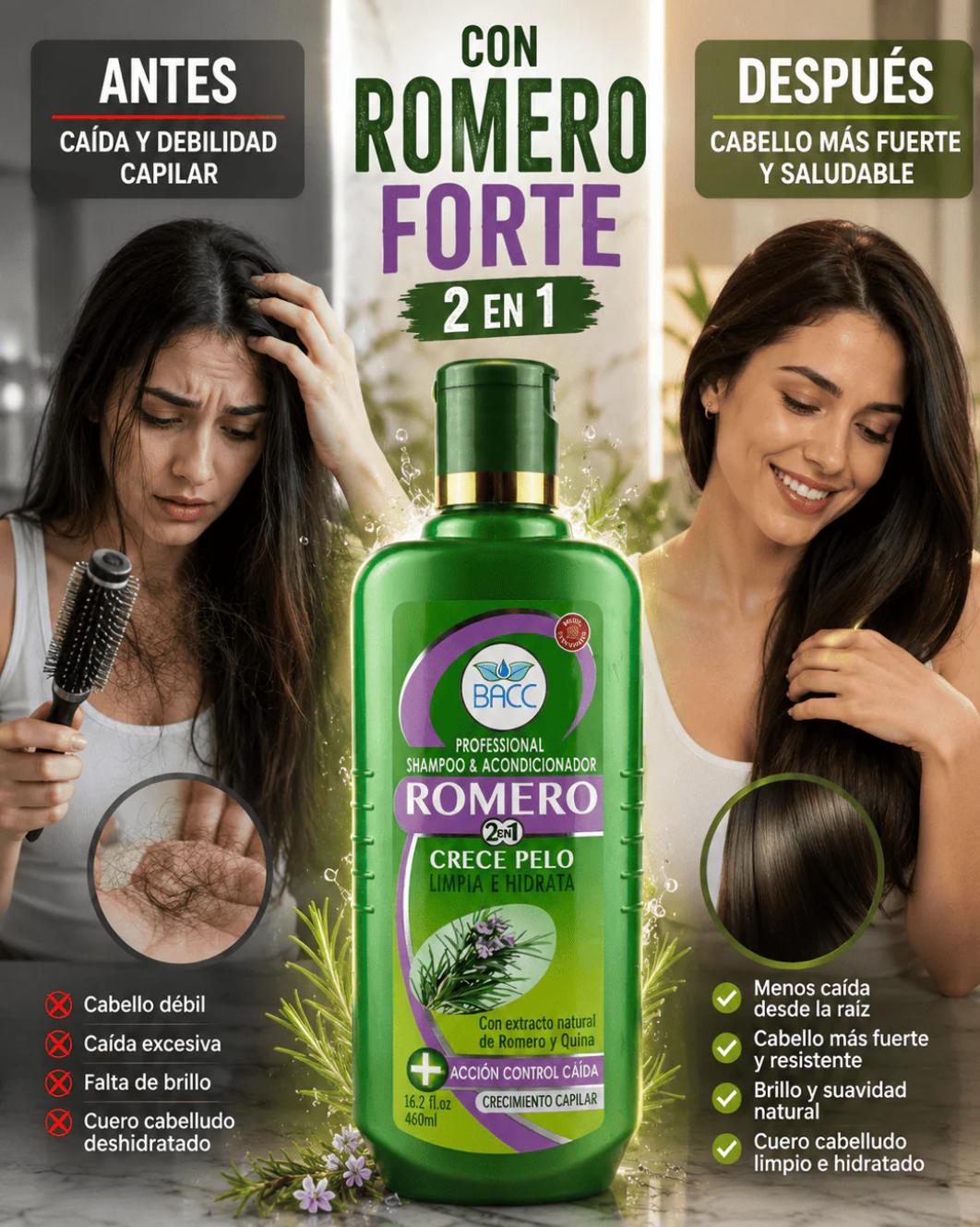 SHAMPOO DE ROMERO: PODER NATURAL CONTRA LA CAIDA DEL CABELLO