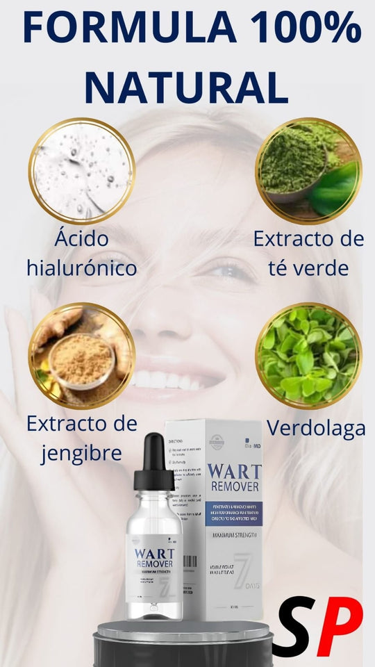 ELIMINA VERRUGAS Y LUNARES DE FORMA NATURALY SIN DOLOR