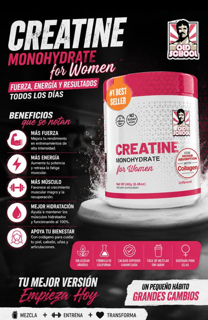 CREATINE - COLÁGENO - TU GLÚTEO  PERFECTO
